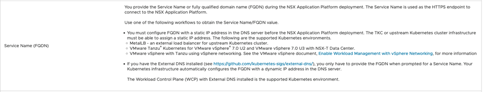 NSX Intelligence sur Tanzu