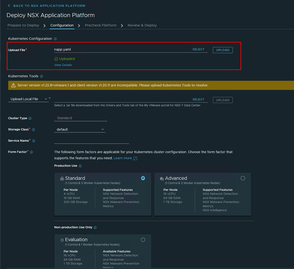 NSX Intelligence sur Tanzu